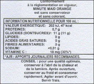 Quel est l'antioxygne prsent dans la boisson dont vous devez observer l'tiquette ?