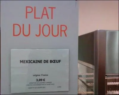 La mexicaine de boeuf existe :