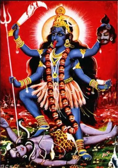 Quel animal est associ  la desse du temps et de la mort ?