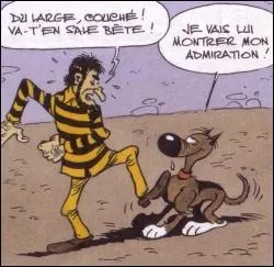 Quel est le crateur de ce chien policier surprenant et d'une btise  toute preuve ?