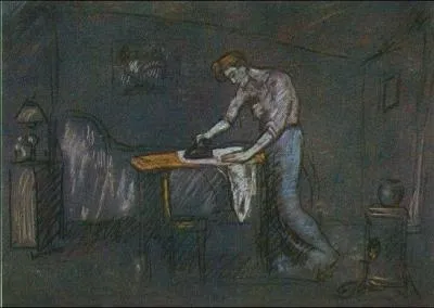 Qui a peint la salle de repassage ?