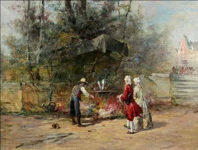 Qui a peint Le marchand de fleurs ?