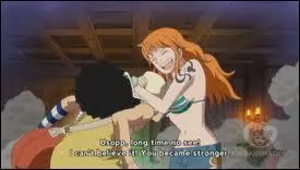 Quel personnage de l'quipage retrouve-t-elle en premier lors des deux ans de sparation ?