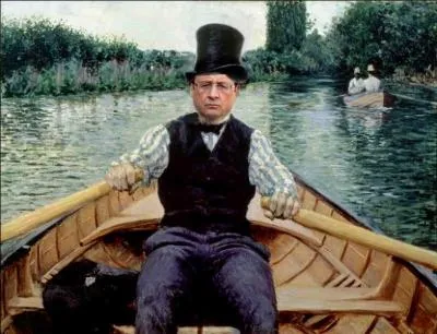 Un  Rameur au chapeau de forme   de Gustave Caillebotte, parti pour un bien long et hasardeux priple jusqu'en 2017...
