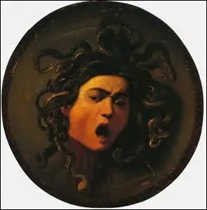 Peintre baroque italien, je me nomme Le Caravage, n  Milan le 29 septembre 1571 et dcd  Porte Ercole (Italie) de faon suspecte le 18 juillet 1610. Auteur de cette huile sur toile de 55 cm de diamtre entre 1597 et 1598, elle est actuellement expose  la Galerie des Offices  Florence, mais comment s'intitule-t-elle ?