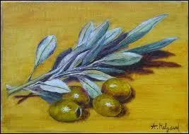 Et l'olive verte, elle est...