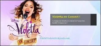 Violetta en vivo passera quand en France ?