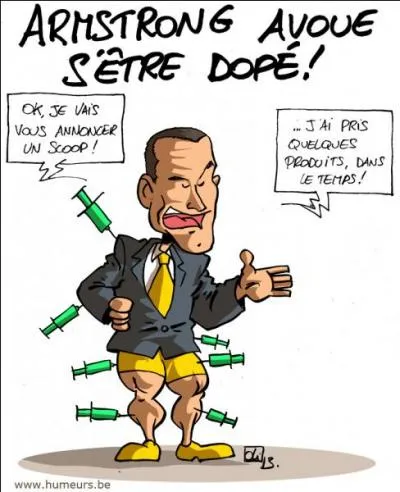 Quelle excuse a t utilise par Lance Armstrong en 1999, aprs avoir t contrl positif  un produit dopant ?