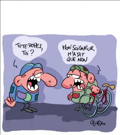 Qui a accus son soigneur pour se disculper d'un contrle positif aux amphtamines lors du Tour 1967 ?  Il m'a inject ce produit, moi je lui avais juste demand de la vitamine B-12.  