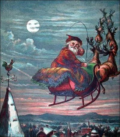 D'aprs Thomas Nast o habitait le Pre Nol ?