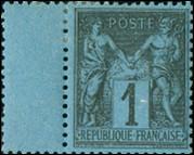 Ce timbre franais, dit  Bleu de Prusse , est une clbrit dans le monde de la philatlie. Qu'est-ce qui est rellement rare sur ce timbre ?