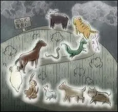 Quel animal ne fait pas partie des 12 signes ?