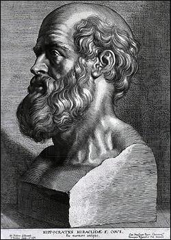 Sur quelle le grecque Hippocrate est-il n ?