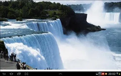 Les chutes du Niagara sont une des cascades les plus clbres au monde. Elles sont situes entre deux des Grands Lacs. Lesquels ?