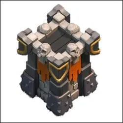 Compl�te la phrase : Il y a ... � l'h�tel de ville niveau 8. (d�sol� je n'ai pas trouv� d'image de tour d'archer niveau 10)