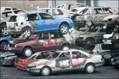 Combien de voitures ont t incendies en France ce 31 dcembre ?