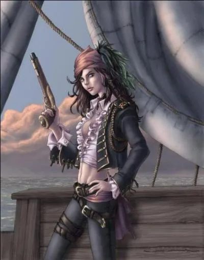 Anne Bonny (1698-1782) ne fut pas pendue comme le prvoyait alors l'impitoyable loi d'alors. Pourquoi ?