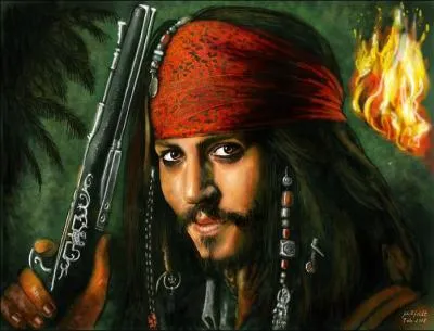 Comment s'appelle ce pirate  des Carabes , jou avec talent par Johnny Depp ?