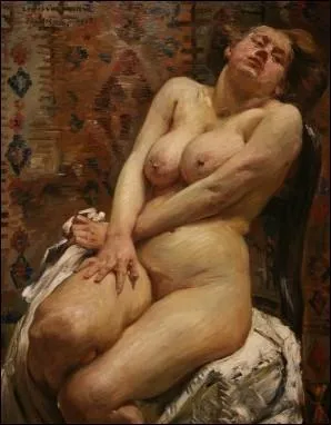 Se situant  la croise de l'impressionnisme et de l'expressionnisme, quel peintre a ralis ce nu fminin en 1911 ?