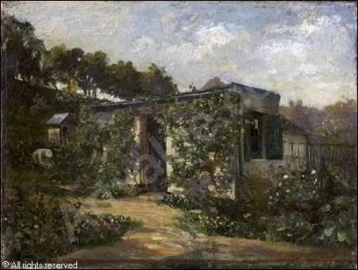 Qui a peint La cabane d'un jardinier ?