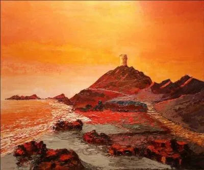 Quel est le nom de ces 4 lots aux roches rouges, dans la Mditerrane  l'entre du golfe d'Ajaccio ?