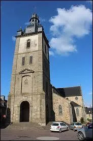 Voici l'glise de la commune Morbihannaise (56) de Mauron. Elle se situe en rgion ...