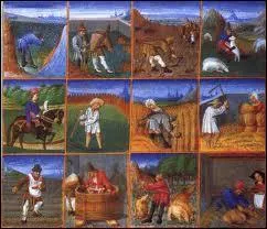 Que font les paysans au mois de mars ?