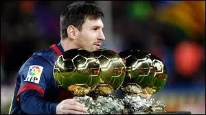 Combien de fois Lionel Messi a-t-il remport le Ballon d'or ?