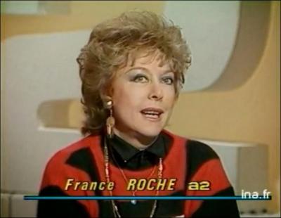 Est-ce que  France Roche , élégante femme de télévision, est toujours de ce monde (16 décembre 2013) ?