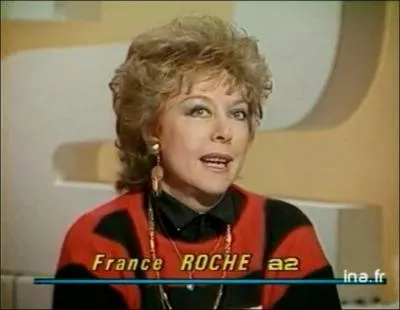 Est-ce que  France Roche , lgante femme de tlvision, est toujours de ce monde (16 dcembre 2013) ?