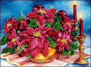Originaire du Mexique, son pays d'origine, cette  fleur de la Nuit Sainte  est la plante idale pour dcorer votre table de Rveillon ; elle est d'ailleurs surnomme toile de Nol, en raison de la forme de ses feuilles et de sa couleur rouge.