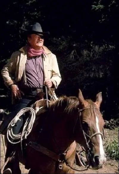 John Wayne bons pieds bon oeil...