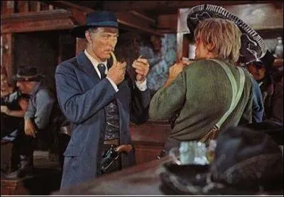 Lee Van Cleef et Klaus Kinski