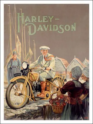 Quelle est l'origine du nom de la moto  Harley Davidson  ?