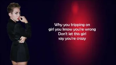 Ce sont les paroles de :