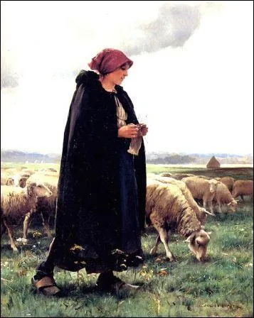 Qui a peint Bergre au manteau ?