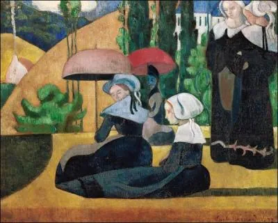 Qui rencontra-t-il lors de son premier sjour  Pont-Aven en 1886 ?