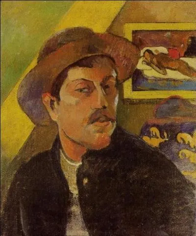 O pouvez-vous voir, cette toile connue sous le nom d'  Autoportrait au chapeau  peinte en 1893 ?