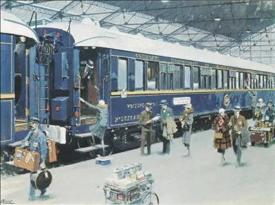 Le Train bleu est un train de luxe reliant Calais  Vintimille, dont la premire liaison a eu lieu en 1866. Quel est son nom officiel ?