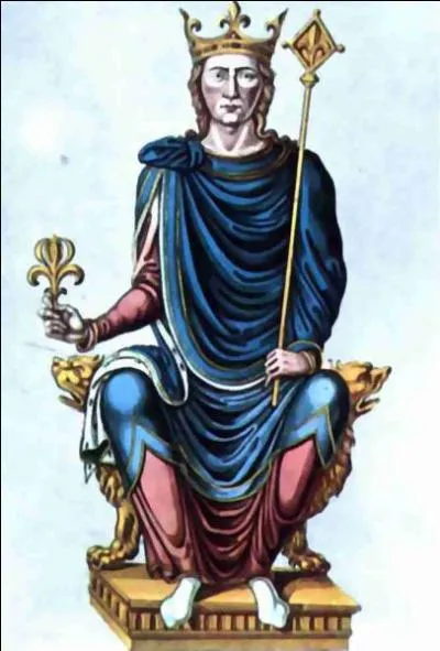 Le bleu est adopt comme couleur royale par les captiens au XIIe sicle. Quel est le premier roi  l'avoir adopt ?