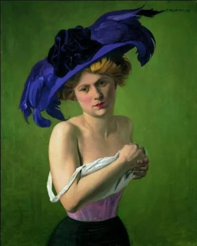 Qui a peint Le chapeau violet ?