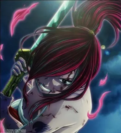 Pendant 7 ans les mages de Fairy Tail sont rests sur l'le de Tenr. Erza a-t-elle progress ?