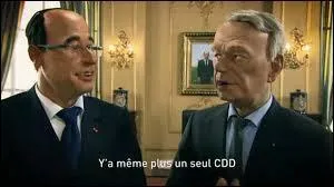 Compltez la chanson des Guignols o Franois Hollande chante :  Y'a mme plus un seul CDD...  