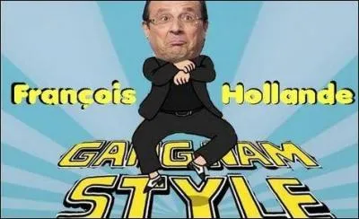 Notre prsident sait aussi danser, notamment le  Gangnam Style  de :