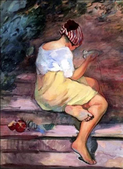 Qui a peint La fille  l'oiseau, cette mme anne ?