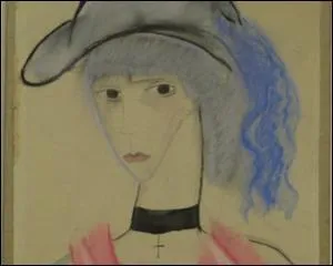 Qui a peint La plume bleue ?