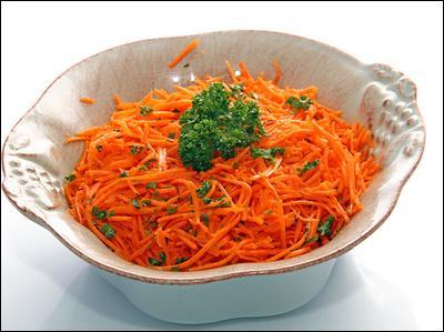 Que pensez-vous des  carottes râpées  ?