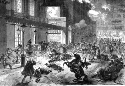 Le 14 janvier 1858, l'attentat d'Orsini a eu lieu devant l'Opra de la rue Peletier  Paris, il tait dirig contre :