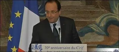 Lors du 70me anniversaire du Crif, quelle vanne Franois Hollande a-t-il lance sur l'Algrie ?