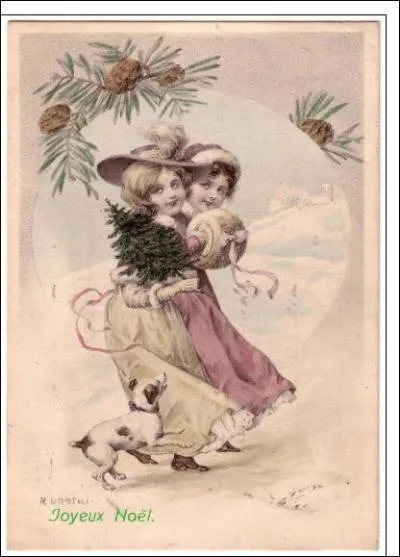 Qui accompagne les petites filles ?